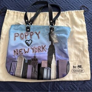 COACH Poppy New York 15888 “Poppy NYC Tote” Never Used NWT
